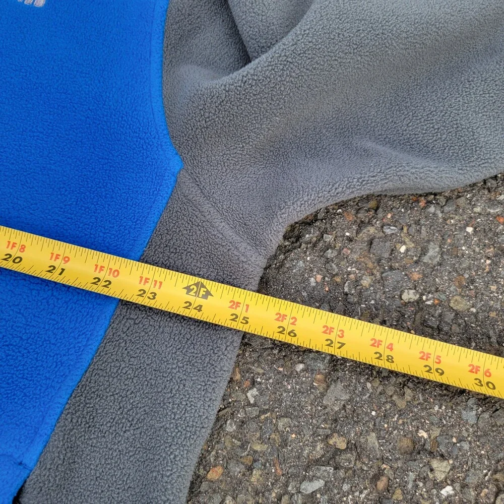 The North Face FlashDry Colorblock Blue/Gray Full Zip Fleece Jacket